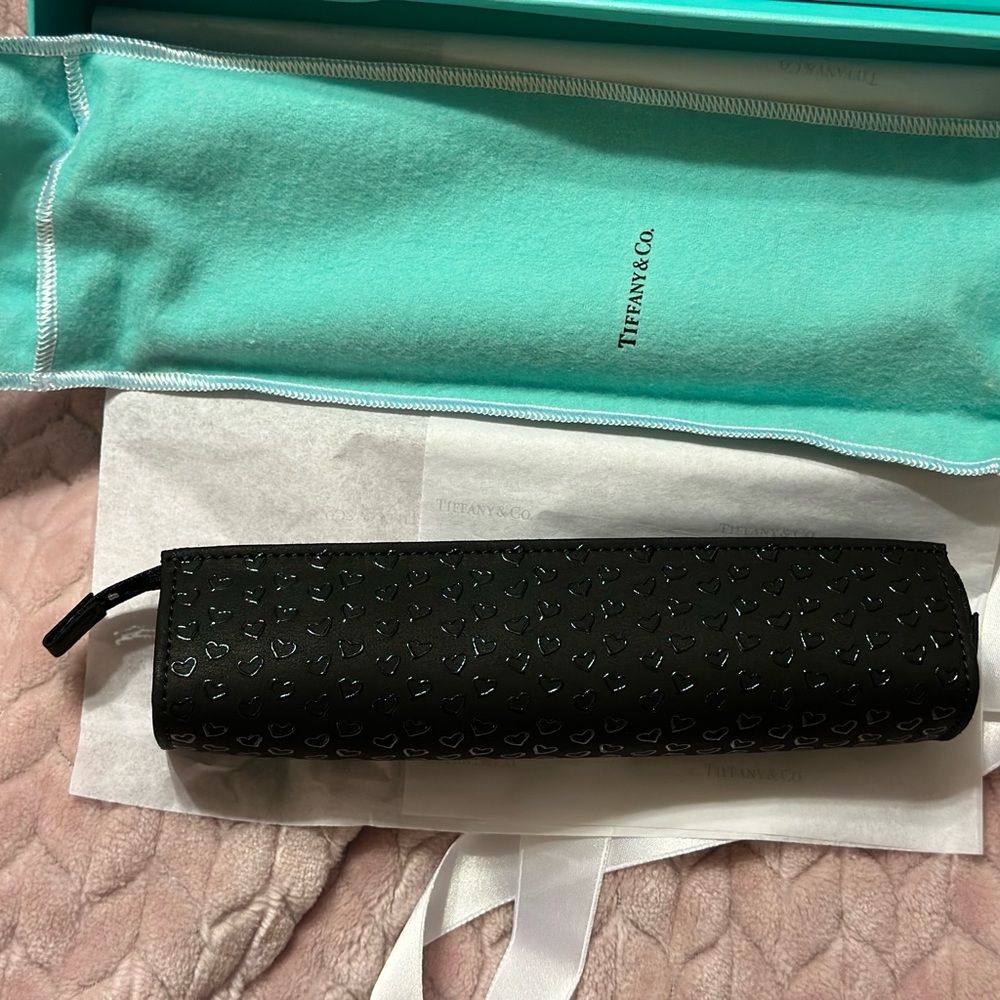 Tiffany & Co. Elsa Peretti leather pencil case